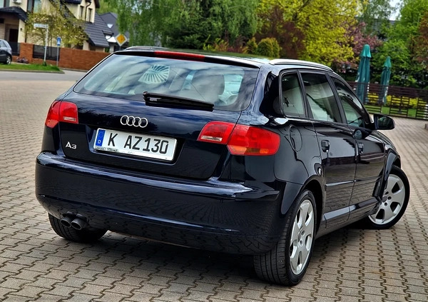 Audi A3 cena 22900 przebieg: 235000, rok produkcji 2008 z Brok małe 742